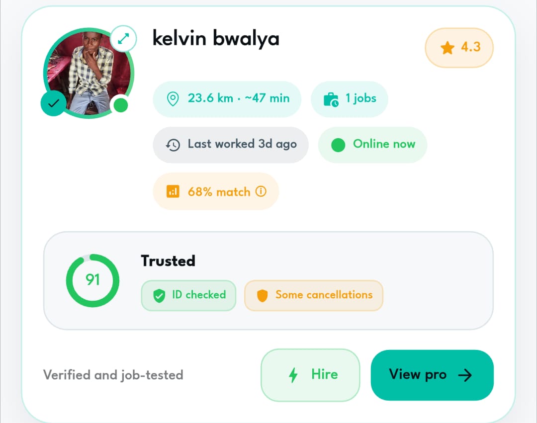 1. Match with Verified Pros